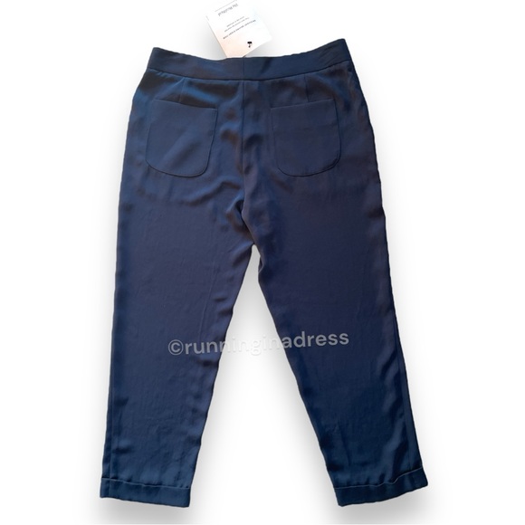 Rag & Bone Store Exclusive Flowy Cargo Cuffed Beach Pant In Navy Blue Size 4 - Picture 2 of 11